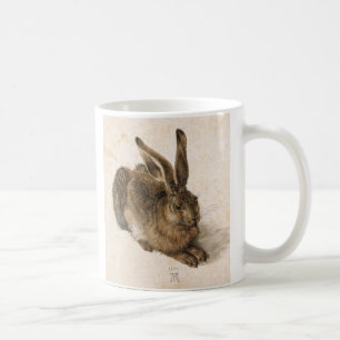 アルブレヒトDürer - Junger Hase (若いノウサギ)、1502年 コーヒーマグカップ