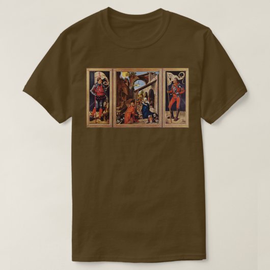 アルブレヒトDurer Paumgartner altarpiece Tシャツ (デザイン正面)