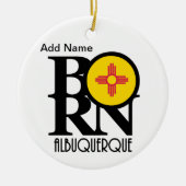 アルブ生まれケークカスタム セラミックオーナメント (正面)