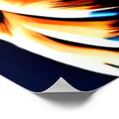 アルプスのクーガー眺望デザイン ポスター (角)