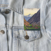 アルプスのゴッタード峠 缶バッジ (インサイチュ)