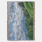 アルプスのマウンテンビュー スローブランケット (正面縦)