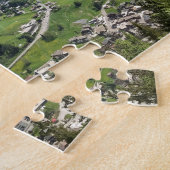 アルプスのラ・クルザーズ/レフランスのアラビス ジグソーパズル (側面)