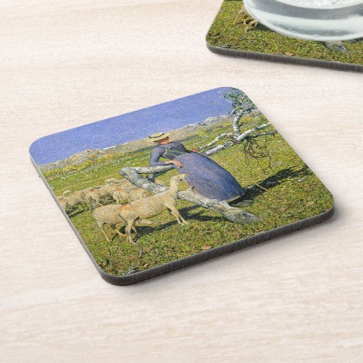 アルプスの午後、1892年(キャンバスの油) コースター (左側)