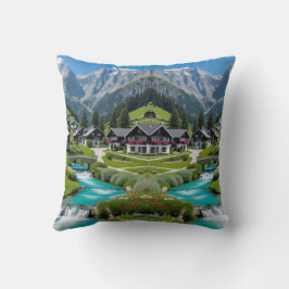 「アルプスの夢 – セレニティと柔らかさ クッション