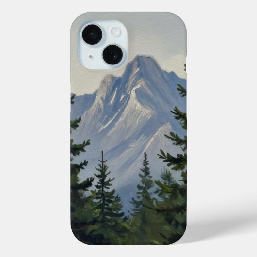 アルプスの尾根の沈黙の歩哨 Case-Mate iPhoneケース (裏面)