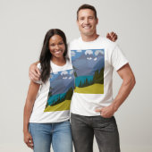 アルプスの山と湖のハイキング Tシャツ (ユニセックス)