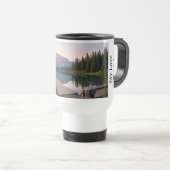 アルプスの山と湖の自然風景をカスタマイズ トラベルマグ (正面右)