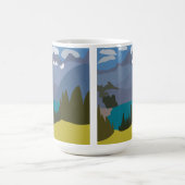 アルプスの山と湖 コーヒーマグカップ (中央)