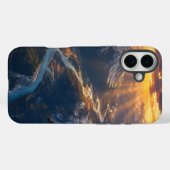 アルプスの川にかかる黄金の光001 Case-Mate iPhoneケース (裏面 (横))