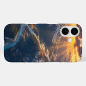 アルプスの川にかかる黄金の光001 Case-Mate iPhoneケース (裏面 (横))