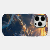 アルプスの川にかかる黄金の光001 Case-Mate iPhoneケース (裏面 (横))