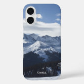 アルプスの景色。パーソナライズする名前の追加 Case-Mate iPhoneケース (裏面)