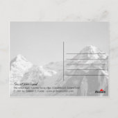 アルプスの月の出 ポストカード (裏面)