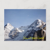 アルプスの月の出 ポストカード (正面)