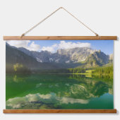 アルプスの美しいアルパイタリアンイン湖 吊り下げ型タペストリー (正面)