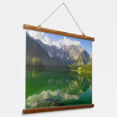 アルプスの美しいアルパイタリアンイン湖 吊り下げ型タペストリー (傾斜あり)