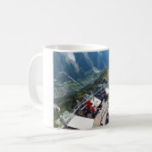 アルプスの谷にシャモニーフランスの コーヒーマグカップ (正面左)