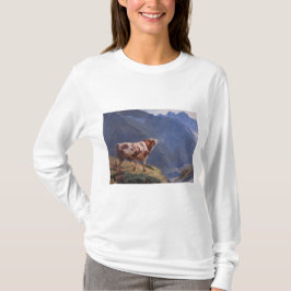 アルプスの雄牛 (Eugène Burnand作) Tシャツ