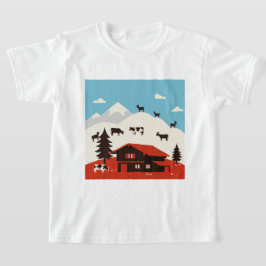 アルプスの風景 Tシャツ