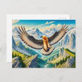 アルプスの髭の禿鷲 シーズンポストカード (正面/裏面)