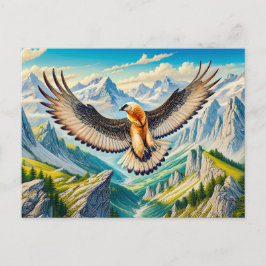 アルプスの髭の禿鷲 シーズンポストカード