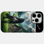アルプスの黒い牡馬 Case-Mate iPhoneケース (裏面 (横))