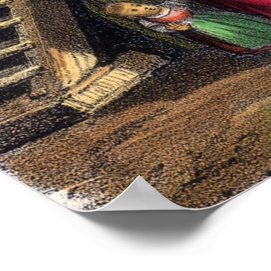 アルプスへの出発 – ス伝統的イスシーン ポスター (角)