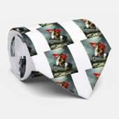 アルプスを交差させているナポレオン ネクタイ (ロール)