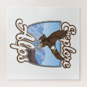 アルプスを探索する ジグソーパズル (横)