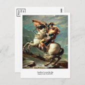 アルプスを越えるナポレオン ポストカード (正面/裏面)