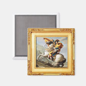 アルプスを越えるナポレオン by David - マグネット (正面/裏面)