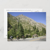 アルプスを通した乗車 ポストカード (正面/裏面)