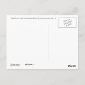 アルプスを通した乗車 ポストカード (裏面)