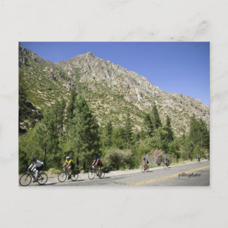 アルプスを通した乗車 ポストカード