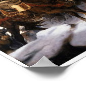 アルプスを通って彼の軍隊を率いるボナパルト ポスター (角)