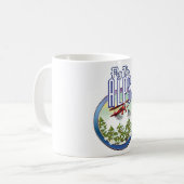 アルプスを飛ばす コーヒーマグカップ (正面左)