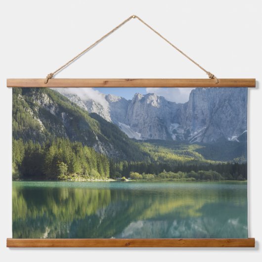 アルプスターコイズウォータービューティフルマウンテンレイク 吊り下げ型タペストリー (正面)