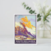 アルプスツアーフランスヴィンテージ旅行 ポストカード (スタンド正面)