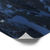 アルプスフランスのシャモニーパノラマ ポスター (角)