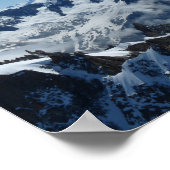 アルプスフランスのシャモニーモンブラン ポスター (角)