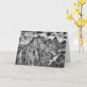 アルプスフランスのシャモニー カード (黄色い花)