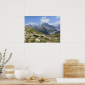 アルプスフランスのシャモニー ポスター (キッチン)