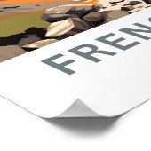 アルプスフランスのフランストラベルプリント ポスター (角)