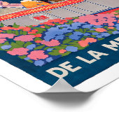 アルプスルートフランスヴィンテージ旅行 ポスター (角)