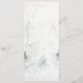 アルプス山のウェディングメニュー #2 | メニュー (裏面)