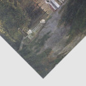 アルプス山の森林木の館のティッシュペーパー 薄葉紙 (詳細)