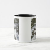 アルプス山脈の衛星画像 マグカップ (中央)