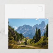 アルプス山脈, 風光明媚な景観, ポストカード (正面/裏面)