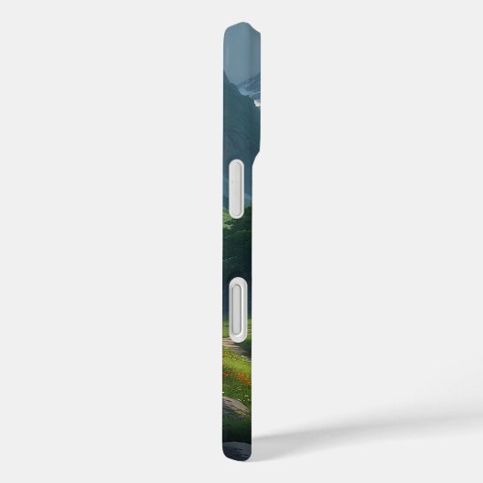 アルプス川のログキャビン Case-Mate iPhoneケース (裏面 / 右)